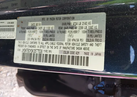 2019 Mazda Cx-5 Touring из США, поврежденный, VIN JM3KFBCM3K0677538